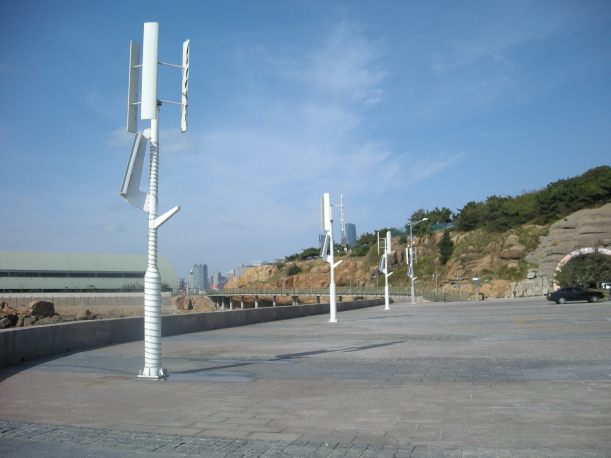 Wind-solar hybrid light in Qindao