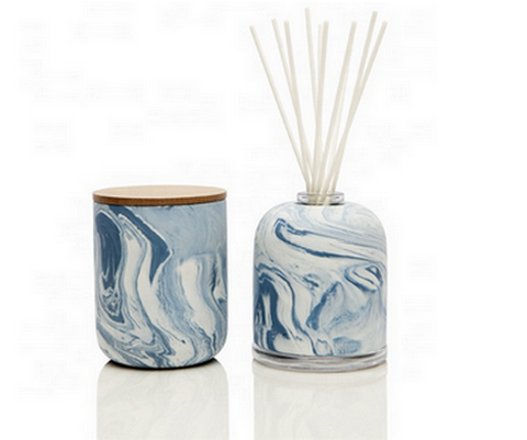 4 oz Luxury Scented Soy candle in Marble Ceramic Jar Model:  SAP10GT